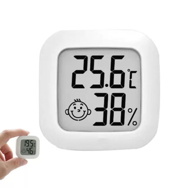 Digital Thermometer Hygrometer Indoor Room Meter Sensor Gauge Weather Stat#km