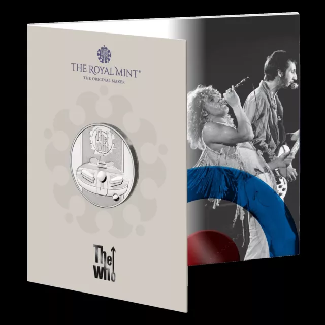 2021 UK £5 The Who Brilliant Uncirculated Coin Royal Mint Music Legends Series