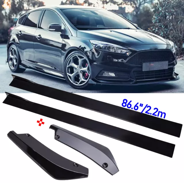 86.6" Sideskirts Seitenschweller + Diffusor Heckspoiler für Ford Focus MK3 ST