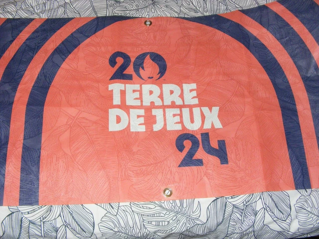 Banderole Officielle Jeux Olympiques - Drapeau Décoratif JO