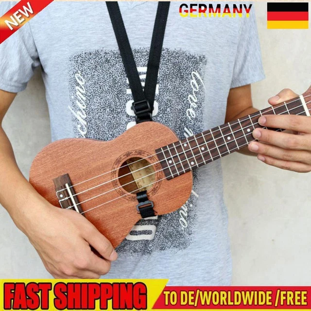 Verstellbare Nylon Neck Strap Sling mit Haken für Ukulele Gitarre Mandoline