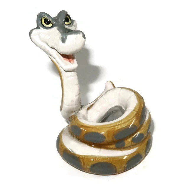 DISNEY'S CERAMIC FIGURINE KAA From Jungle Book, Python Snake 4