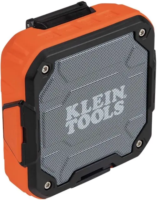Klein Tools AEPJS2 Bluetooth Speaker Wireless Portable Jobsite Speaker Plays