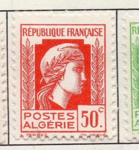 Algeria 1944 Early Issue Fine Mint Hinged 50c. 170604