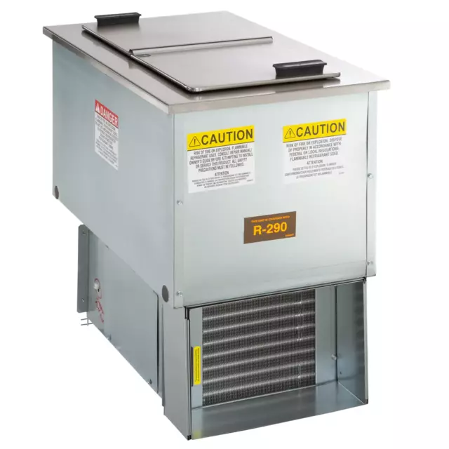 Delfield 6 Gallon Drop-In Freezer with Stainless Steel Lids