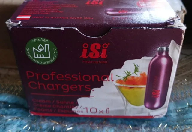 10 Whip Cream Charger Whipped iSi PRO Austria EU G20 New 1 box 10 Free Shipping!