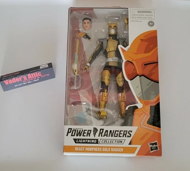 Action Figure Power Rangers Lightning Collection Gold Ranger 15 Cm, Beast Morphers - 2