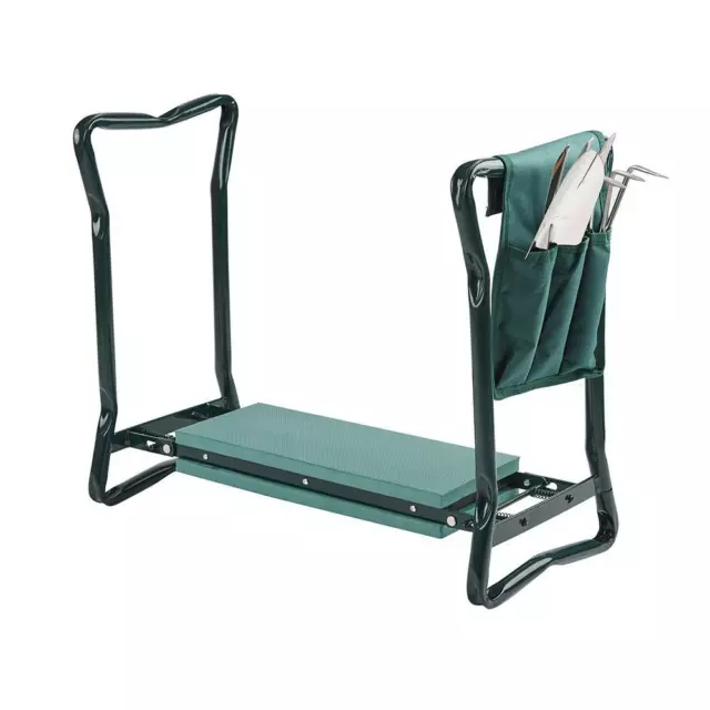 Garden Kneeler For Gardening Knee Pad Foam Padded Seat Portable Folding Stool
