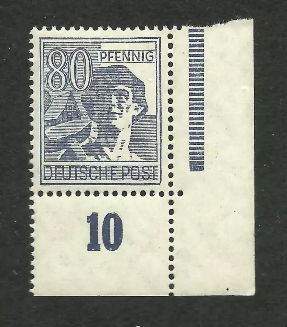 Kontrollrat Nr. 957 IV mit Plattenfehler Postfrisch Eckrand Mi. 80.-