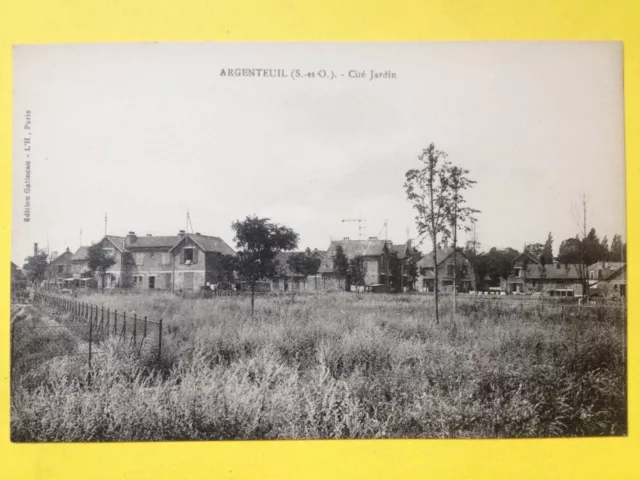 cpa ARGENTEUIL (Val d'Oise) CITY GARDEN