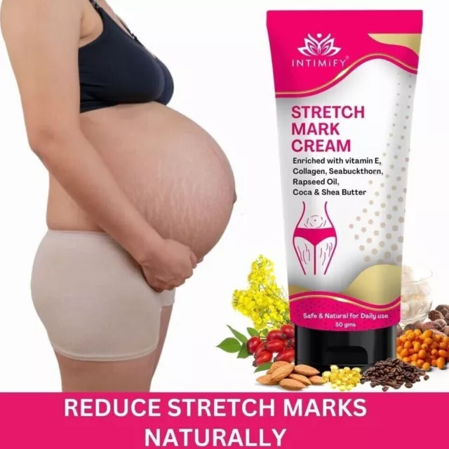 INTIMIFY Stretch Mark Removal Cream For Women, Stretch Mark Cream 50gm
