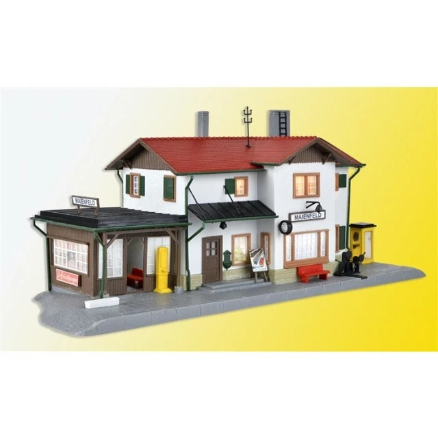 KIBRI H0 39496 Bahnhof Maienfeld inkl. Hausbeleuchtungs Startset