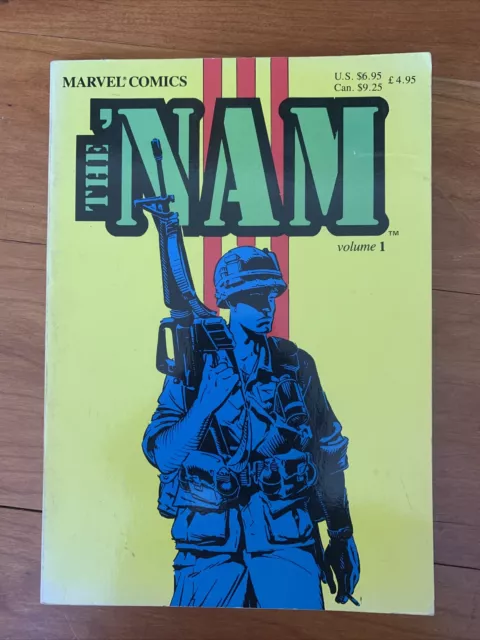 The 'Nam Vol 1 (1987 Marvel Comics) TPB Comic 2nd Print Vietnam War Issues 1-4
