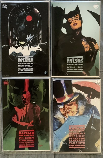 DC Batman One Bad Day COMPLETE EIGHT BOOK SET - ALL A Covers, 1sts, UNREAD
