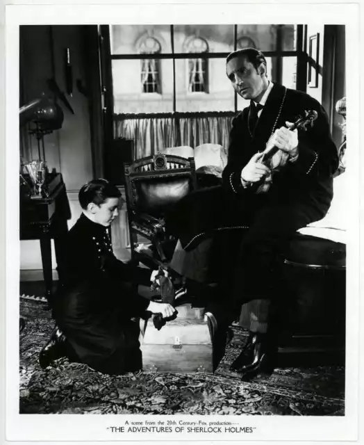 The Adventures of Sherlock Holmes 8x10" Glossy Photo - Basil Rathbone