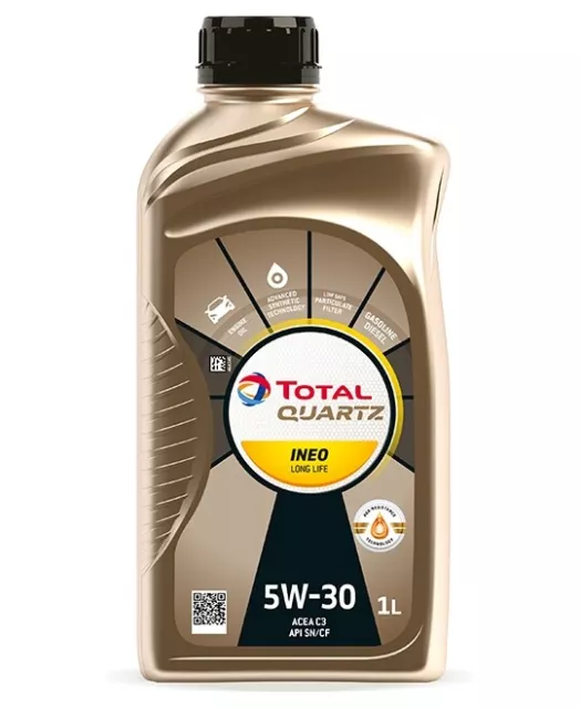 TOTAL QUARTZ INEO LONG LIFE 5W-30 Teilsynthetiköl 1 L (213818)