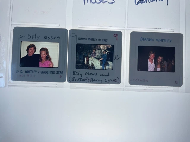 Dw4-804 Billy Moses Lot (3) 35Mm Orig Slide Via Dianna Whitley