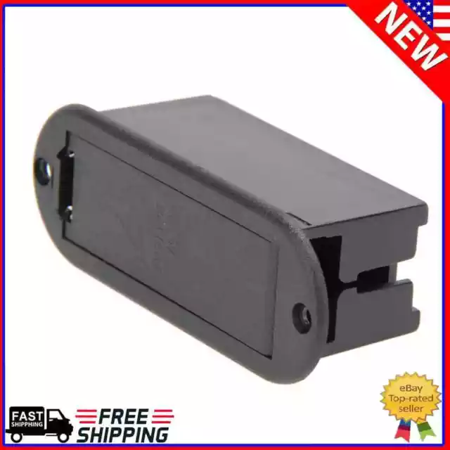 9V Battery Cover Case Holder Box Compartment for Guitar Bass