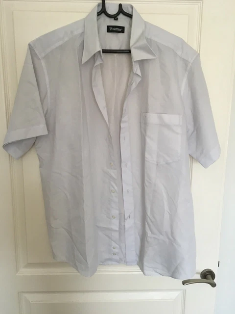 CHEMISE À MANCHES COURTES OVERSIZE EN COTON - BLANC | FR