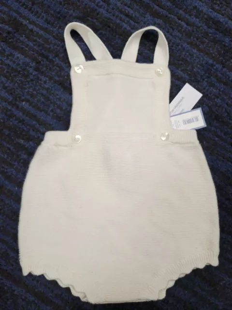 NWT NEW Jacadi Paris white Baby bloomers  12 Months