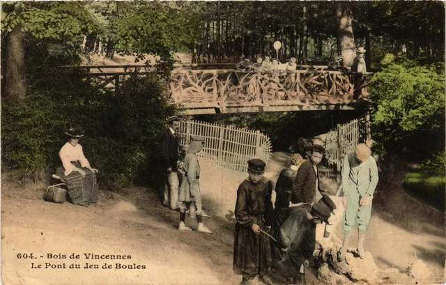 CPA PARIS 12th Bois de VINCENNES Le Pont du Jeu de Boules (672672)