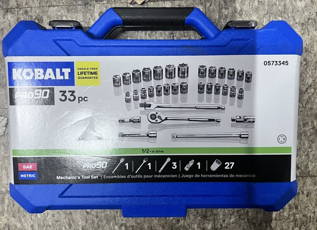 Kobalt 33 piece socket set discount