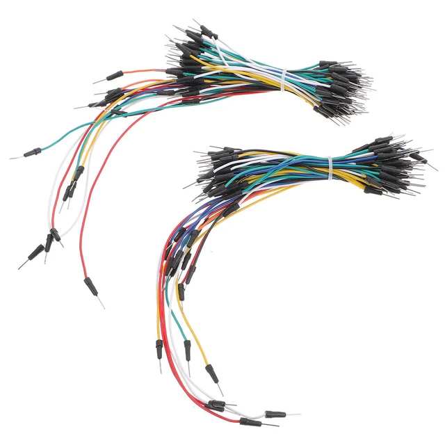 2 Bundles Jumper-Draht-Ersatz Überbrückungsdraht-Kit Steckkabel Breadboard-Linie