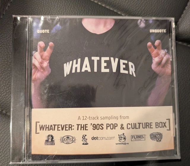 WHATEVER THE '90S Pop and Culture Box-plus Original Book-READ EUR