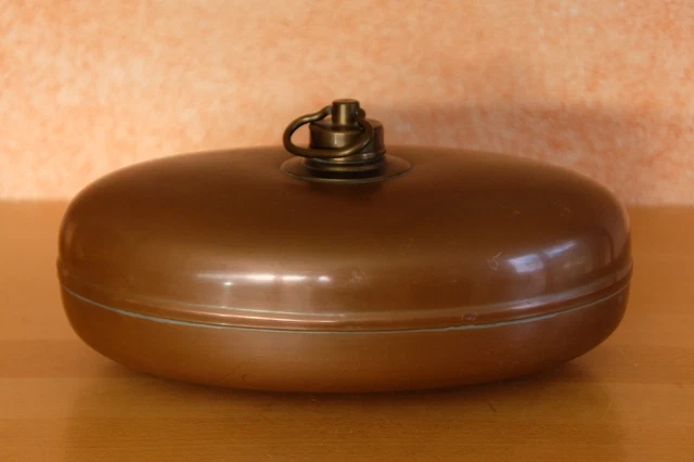 Wärmflasche Kupfer Bettwärmer Bettwärmflasche Bettflasche alt