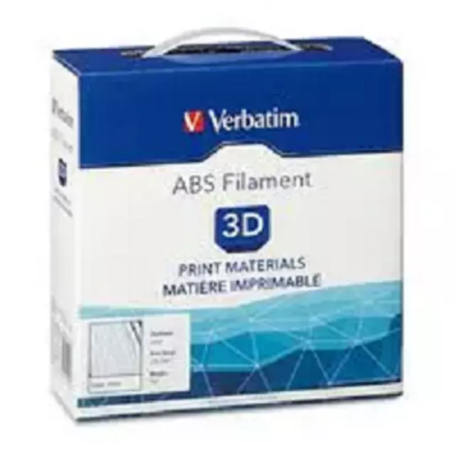 Mitsubishi Verbatim ABS White Colour 3MM 3D Printer Filament 1KG/Roll