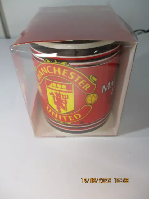 Manchester United Coffee Mug 2002 Official Merchandise Boxed