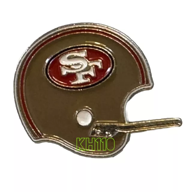 NFL San Francisco 49ers Throwback Helmet Pin - NEW