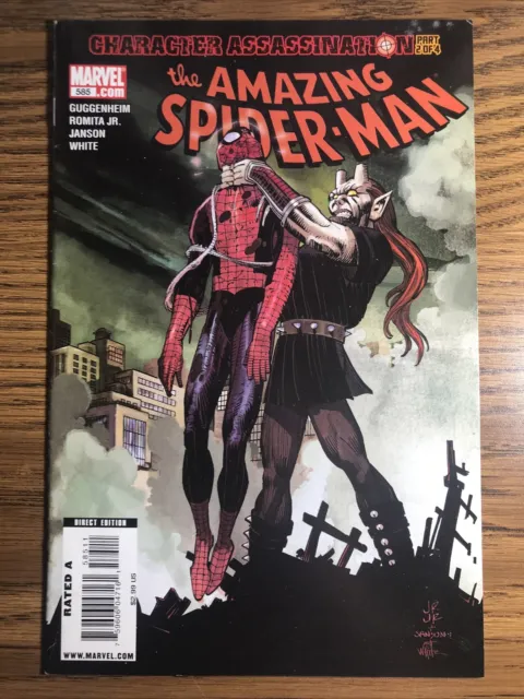 The Amazing Spider-Man 585 John Romita Jr Cover Marvel Comics 2009