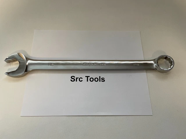 Snap-on Outils USA 2022 1-1/8 " SAE Flanc Lecteur + Chrome Combinaison Clé