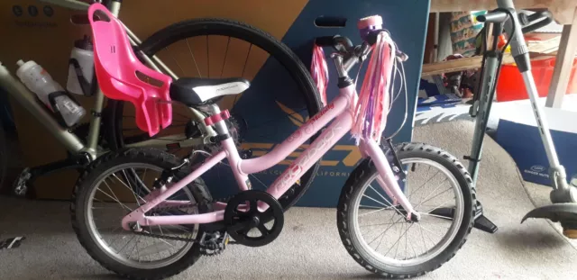 Girls Bike, Ridgeback Mellody, Pink, Age 4 - 6, 16inch Wheels