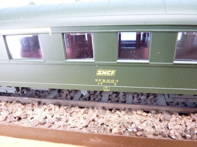 Voiture Voyageurs Jouef A3B5 Type Dev SNCF/NMBS Réf 461 - Modèle Réduit échelle HO D'occasion
