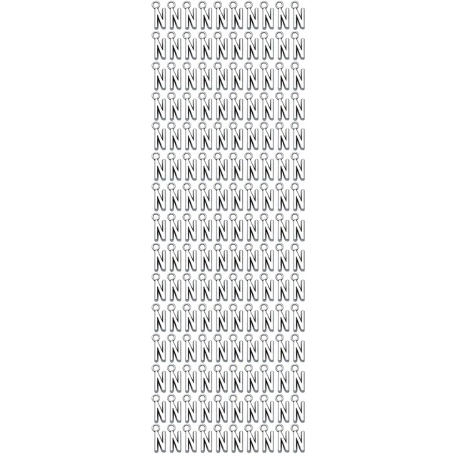150 pcs Edelstahl Buchstaben Anhänger Initial Charme Armband 26 brief Charme