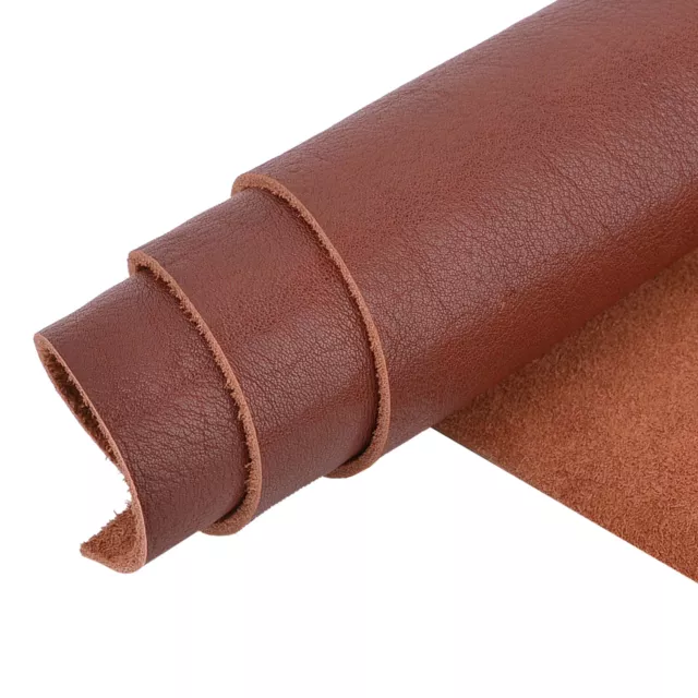 1.6MM Naturally Textured Leather REAL Cow Hide Leather Pieces for DIY Crafts