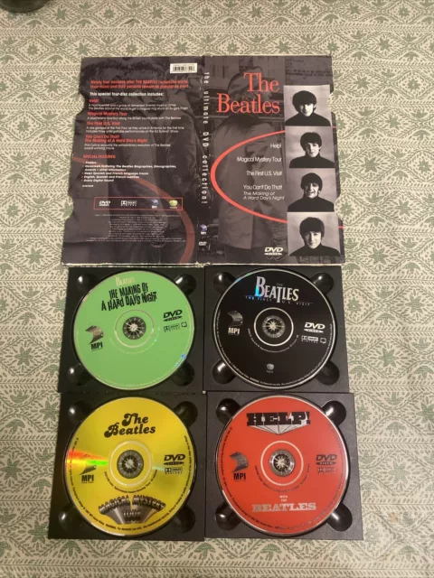 The Beatles The Ultimate Dvd Collection - 4 Disc Box Set - Music Dvds