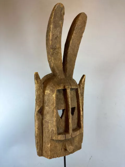 231028 - Old African Dogon  Satimbe Walu Rabbit Mask - Mali.