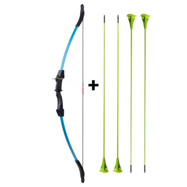 Kids Archery Takedown Recurve Bow & Sucker Arrows Set Hunting Target Garden Game