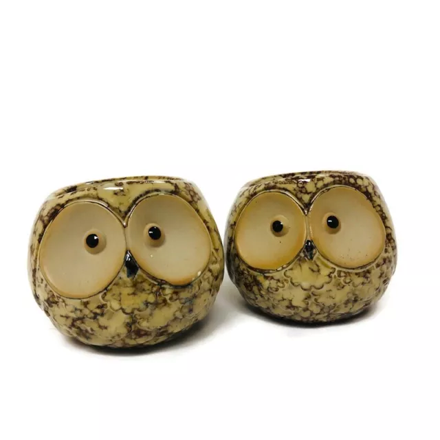 Set of 2 My Gift Ceramic Owl Candle Holders