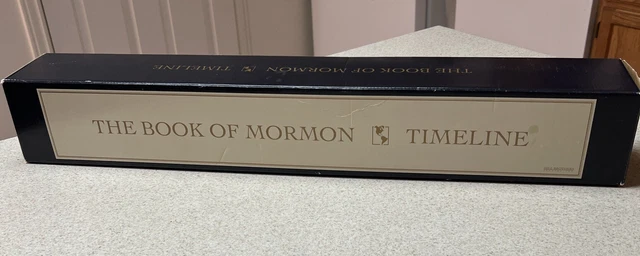 BOOK OF MORMON Timeline Wall Chart Lithograph Print 6'X2' Poster Hill ...