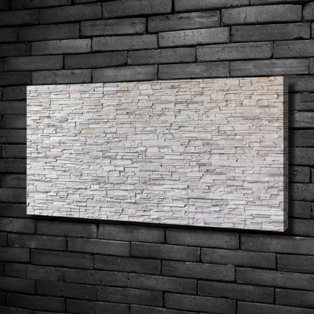 Arte de La Pared Pintura en Lienzo Decoración de Salón 100x50 Un muro de piedra