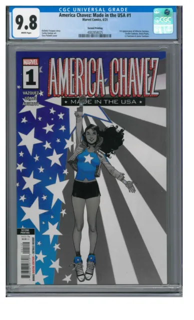 America Chavez: Made in the USA #1 (2021) 2nd Printing Variant CGC 9.8 DE264