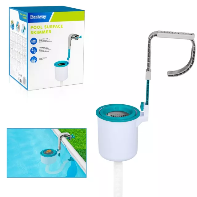 Lay-Z-Spa Swimming Pool Debris Cleaner Bestway Surface Skimmer Hot Tub Filter