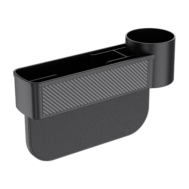 2 Boîtes De Rangement Pour Siège Auto - Organisateur Voiture Avec Porte-Gobelets, Marron - Range Smartphone, Clés, Portefeuille