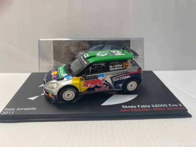 PRESSE IXO ALTAYA Soda Fabia S2000 Evo 2 #25 Rally Acropolis 2011 Markkula 1/43