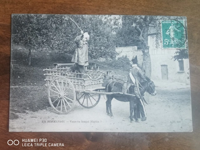 CPA - 14 - PICTURESQUE NORMANDY - Yet another automobile no more than cha