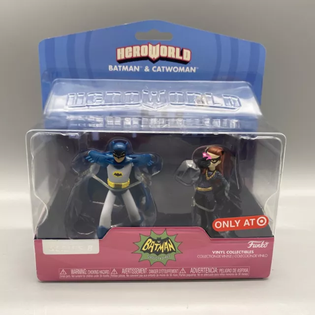 Funko HeroWorld Batman & Catwoman Series 8 Target Exclusive Action Figures